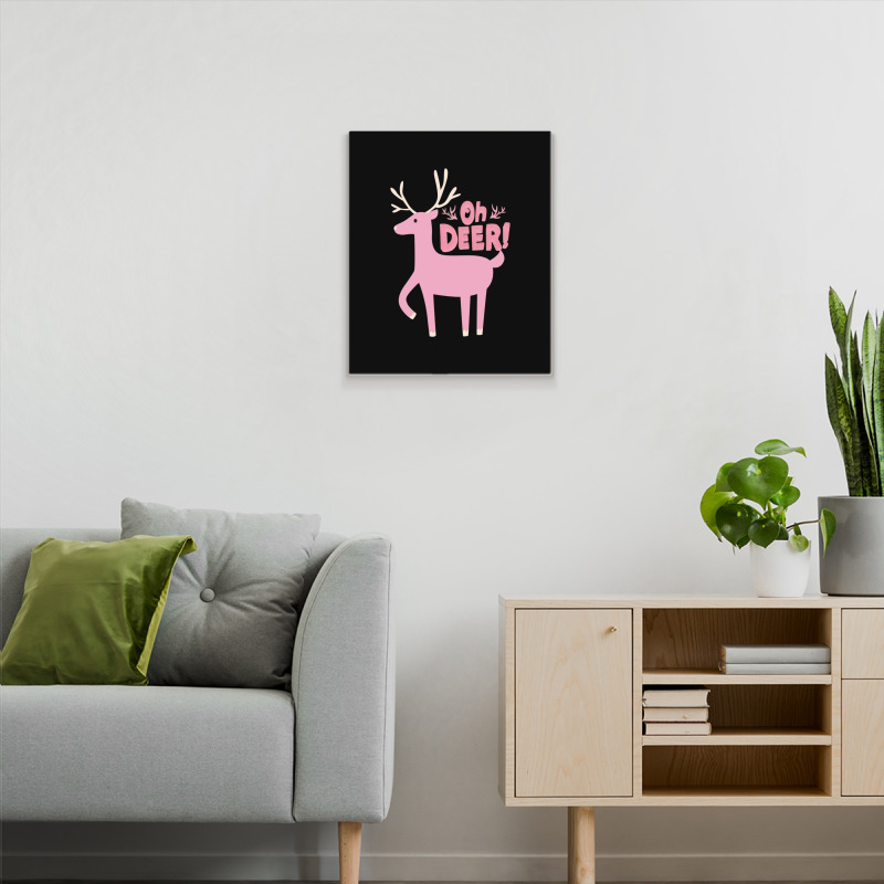 Oh Deer Metal Print Vertical | Artistshot