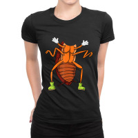 Cool Easy Cockroach Insect Halloween Costume Lazy Gift Ladies Fitted T-shirt | Artistshot