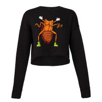 Cool Easy Cockroach Insect Halloween Costume Lazy Gift Cropped Sweater | Artistshot