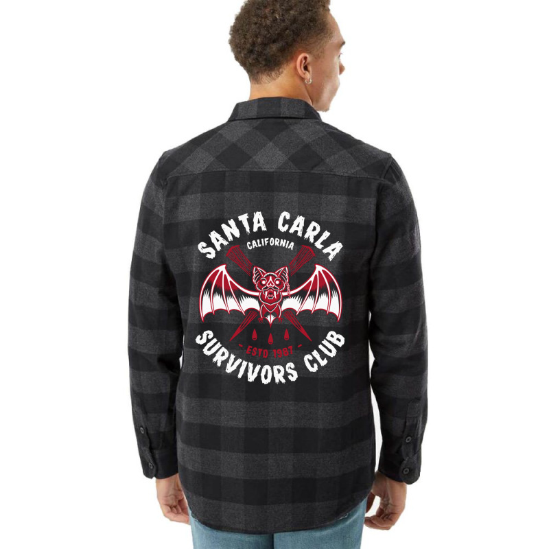 Anta Carla Survivors Club Lost Boys Vampire Flannel Shirt by Doannoki | Artistshot