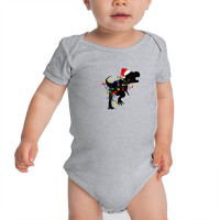 Dinosaur Christmas Lights Pajamas T Rex Xmas Men Boy Kids Baby Bodysuit | Artistshot