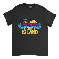 Beachaholic In Coney Island, Usa Classic T-shirt | Artistshot