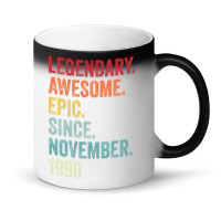 32nd Birthday Legendary Epic Awesome Since November 1990 Magic Mug | Artistshot