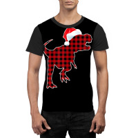 Red Plaid Dinosaur Christmas Pajamas T Rex Xmas Men Boy Kids Graphic T-shirt | Artistshot