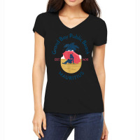 Grand Bay Public Beach Mauritius T Shirt Women's V-neck T-shirt | Artistshot