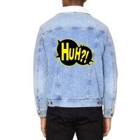 Huh Bang Pow Boom Splat Carto Unisex Sherpa-lined Denim Jacket | Artistshot