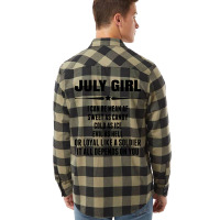 Super July Girl Flannel Shirt | Artistshot