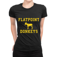 Flatpoint Donkeys Ladies Fitted T-shirt | Artistshot