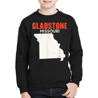 Gladstone Missouri Usa State America Travel Missourian T Shirt Youth Sweatshirt | Artistshot