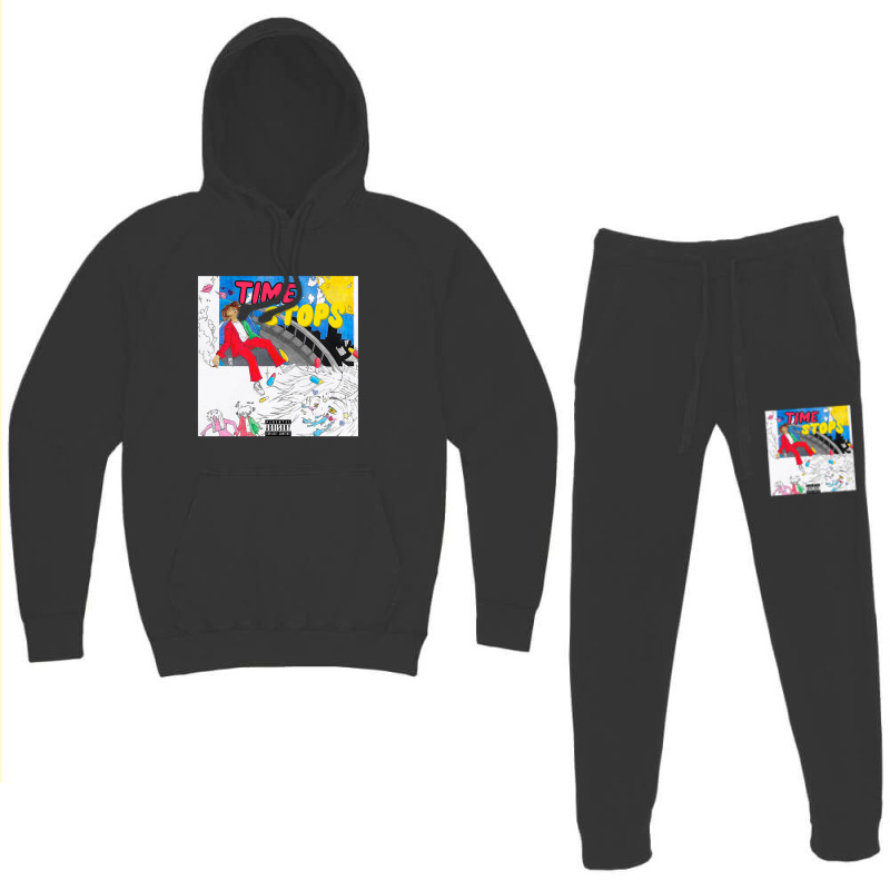 Time Stops Juice Album Cover Hoodie & Jogger Set | Artistshot