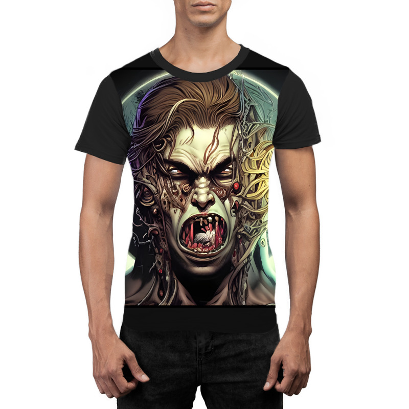 Body Horror Creature %232 Graphic T-shirt by greggjvandervor | Artistshot