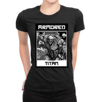 Armored Titan-enbcs Ladies Fitted T-shirt | Artistshot