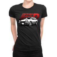 Initial D Manga Ae86 Ladies Fitted T-shirt | Artistshot