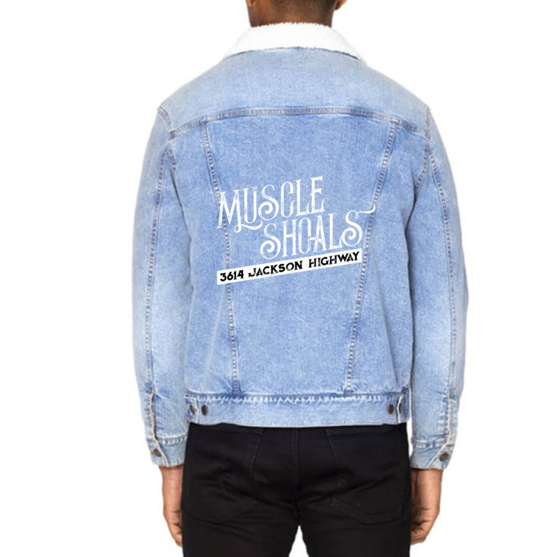 Muscle Shoals Al For Soul Music Fans Unisex Sherpa-lined Denim Jacket | Artistshot