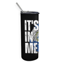 It's In Me Nicaragua Flag Fingerprint Nicaraguan Heritage Tank Top Skinny Tumbler | Artistshot