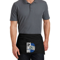 It's In Me Nicaragua Flag Fingerprint Nicaraguan Heritage Tank Top Waist Apron | Artistshot