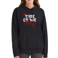 True Crime Junkie Podcast Documentary Forensic Science Blood (2) Vintage Hoodie | Artistshot