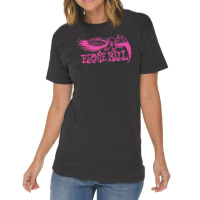 Ernie Ball Best Bass Guitars Pink Vintage T-shirt | Artistshot