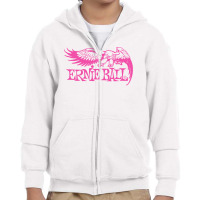 Ernie Ball Best Bass Guitars Pink Youth Zipper Hoodie | Artistshot