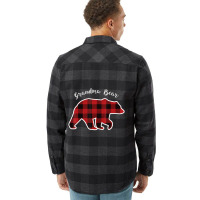 Grandma Bear Women Red Plaid Christmas Pajama Family Gift Flannel Shirt | Artistshot