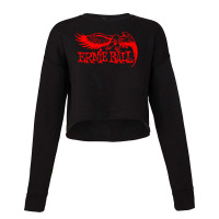 Ernie Ball Best Bass Guitars Red Color Cropped Sweater | Artistshot