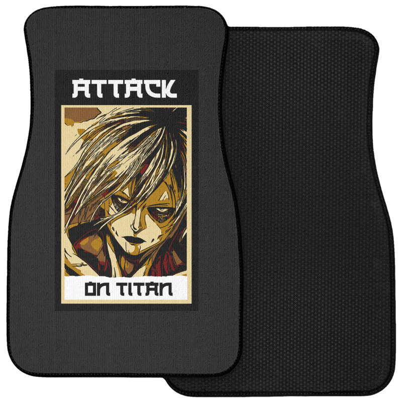 Female Titan-czuun Front Car Mat | Artistshot