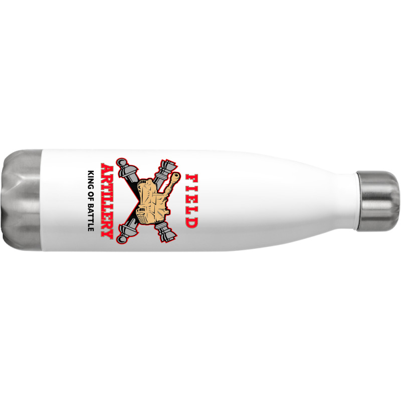 Field Artillery King Of Battle Stainless Steel Water Bottle | Artistshot