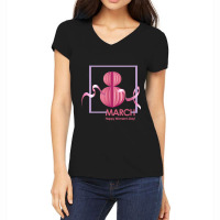 International Women's Day -  Womens T-shirt, Elegant Cards Women's V-neck T-shirt | Artistshot