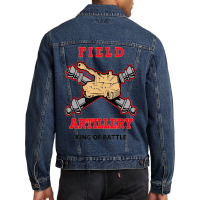 Field Artillery King Of Battle Men Denim Jacket | Artistshot