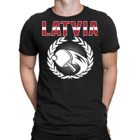 Latvia Table Tennis Lovers Latvian Ping Pong Team Supporter Premium T T-shirt | Artistshot