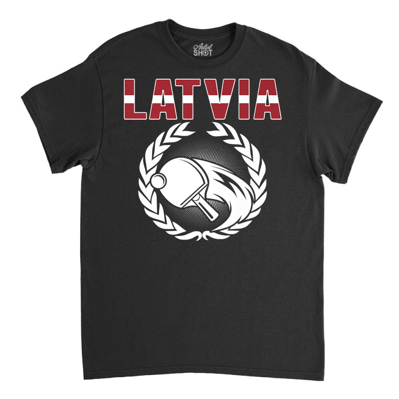 Latvia Table Tennis Lovers Latvian Ping Pong Team Supporter Premium T Classic T-shirt by alicakarste3vs | Artistshot