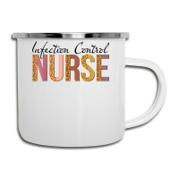 Leopard Infection Control Nurse Print For Nursing Student T Shirt Camper Cup | Artistshot