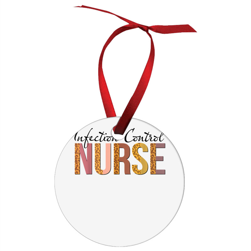 Leopard Infection Control Nurse Print For Nursing Student T Shirt Ornament | Artistshot