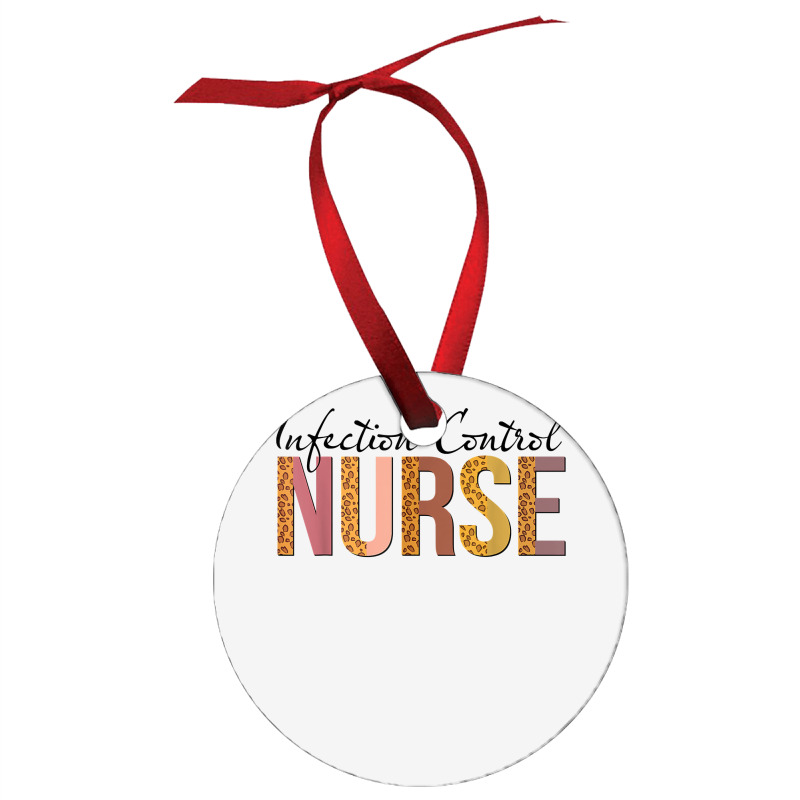 Leopard Infection Control Nurse Print For Nursing Student T Shirt Ornament | Artistshot