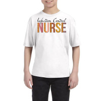 Leopard Infection Control Nurse Print For Nursing Student T Shirt Youth Tee | Artistshot