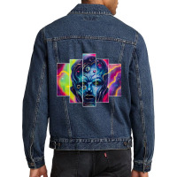 Cosmic Head Men Denim Jacket | Artistshot