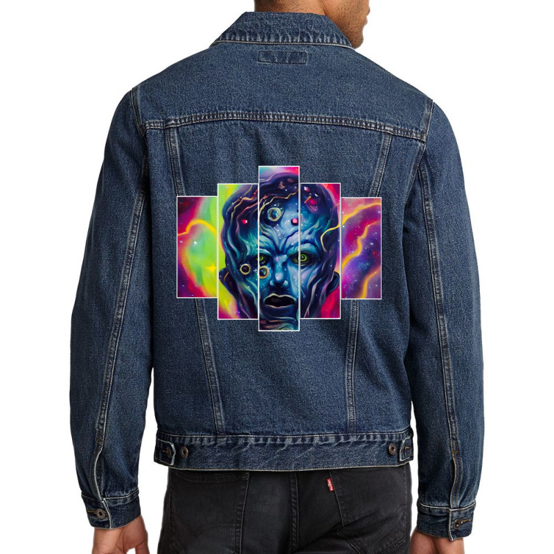 Cosmic Head Men Denim Jacket by brumfieldportillo7vlpq8 | Artistshot