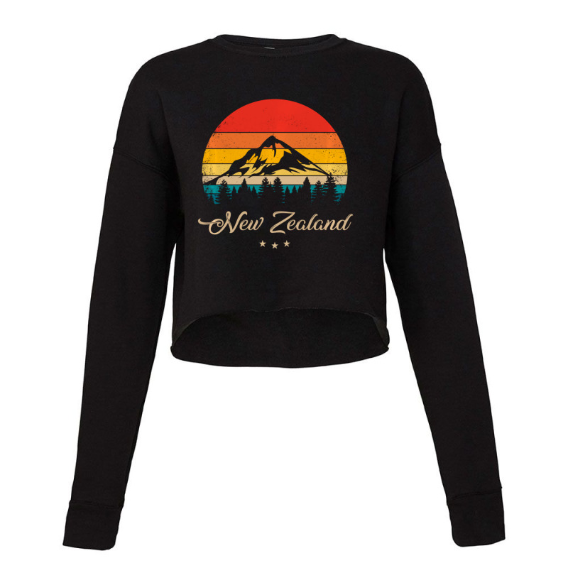 New Zealand Reminder New Zealand Souvenir Cropped Sweater by behindcedar22 | Artistshot