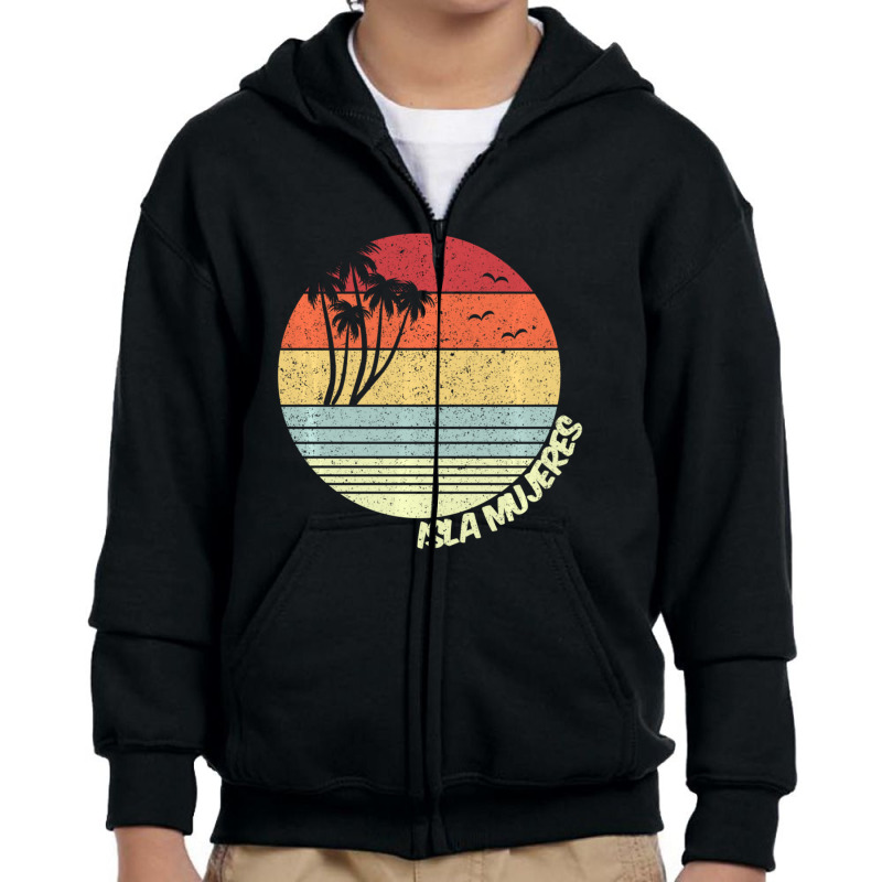 Isla Mujeres Mexico Beach Vacation Souvenir Youth Zipper Hoodie by bummercaught | Artistshot