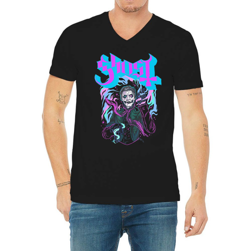 Ghost Impera Hypnosis V-Neck Tee by rastyrocl | Artistshot