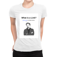 What Is A Link April Fools Day Squad Seo Marketing Team Ladies Fitted T-shirt | Artistshot