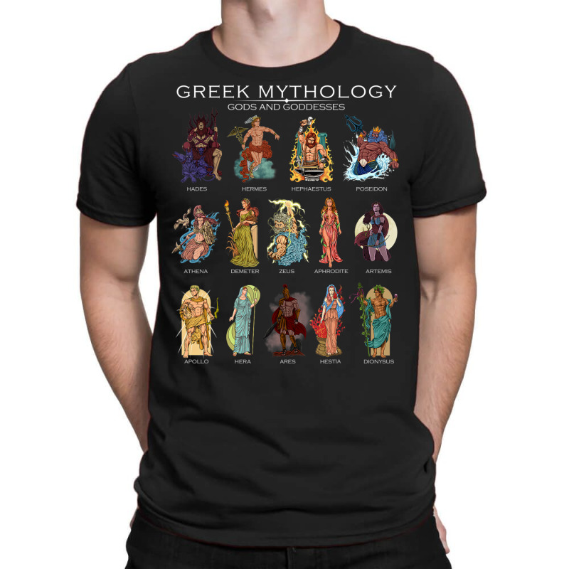 Gods Of Greek Mythology T-Shirt by Min06 | Artistshot