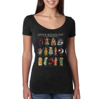 Gods Of Greek Mythology Women's Triblend Scoop T-shirt | Artistshot