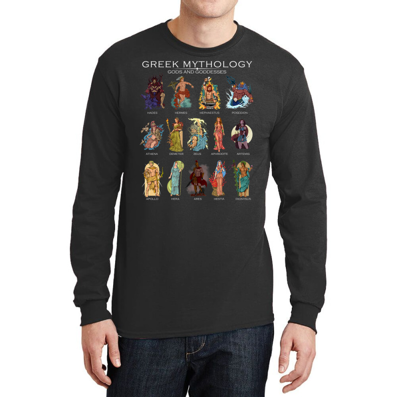 Gods Of Greek Mythology Long Sleeve Shirts by Min06 | Artistshot