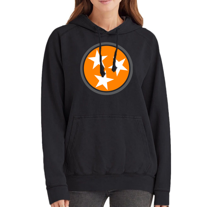 Tennessee Flag Stars Big Orange State Flag Knoxville Vintage Hoodie by CherylBrandy | Artistshot