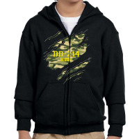 Dd 214 Dd-214 Alumni Military Veteran Youth Zipper Hoodie | Artistshot