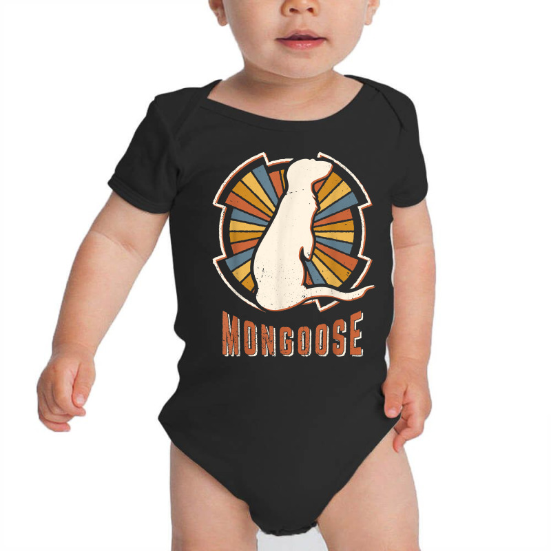 Mongoose Vintage Classic Retro Animal Love T Shirt Baby Bodysuit by alicakarste3vs | Artistshot