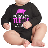 Crazy Turtle Lady Long Sleeve Baby Bodysuit | Artistshot