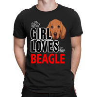 Merry Christmas Dog This Girl Loves Her Beagle T-shirt | Artistshot