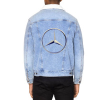 Amg Silver Classic Unisex Sherpa-lined Denim Jacket | Artistshot